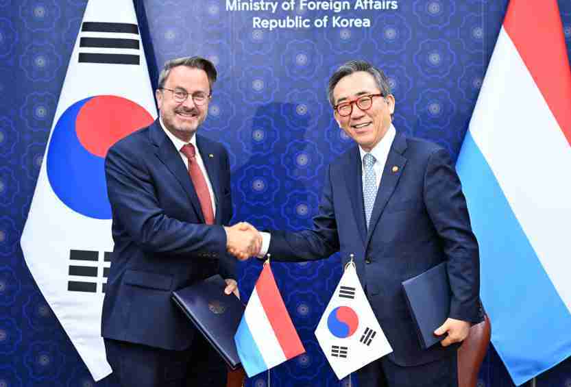 한-룩셈부르크 외교장관 조찬 회담 결과